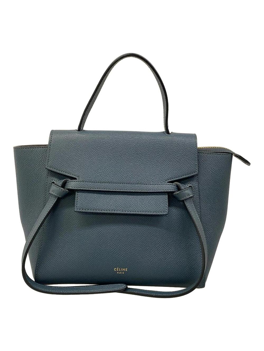 Celine Belt Bag Nano Dark Green Grained #344793C16B